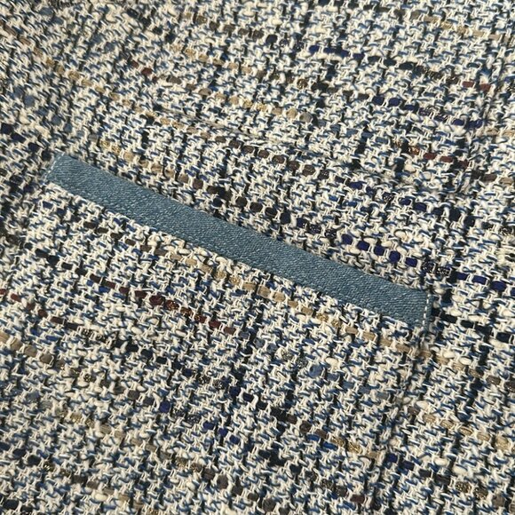 NEW Veronica Beard Darla Tweed Lady Jacket Blazer in Blue Multi | size 4 - Picture 11 of 14